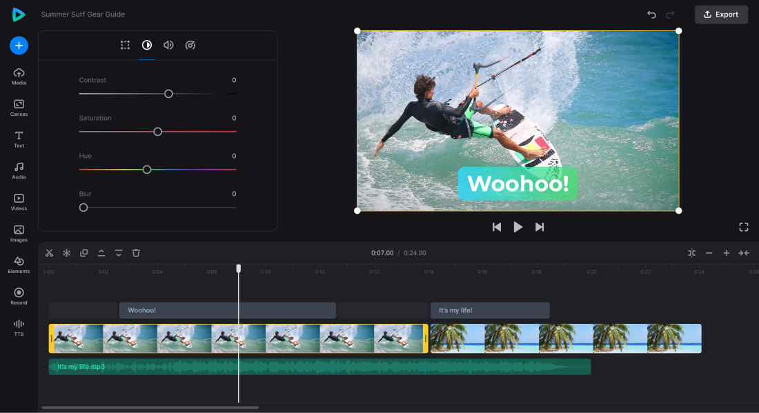 rotate video online on clideo